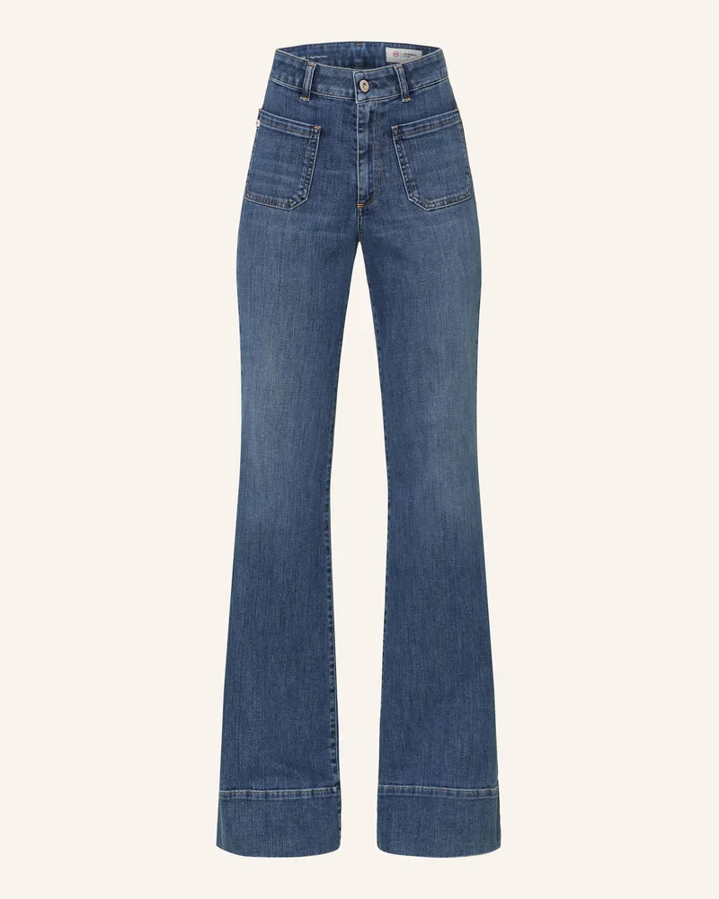 Adriano Goldschmied Flared Jeans Vicky blau Clos
