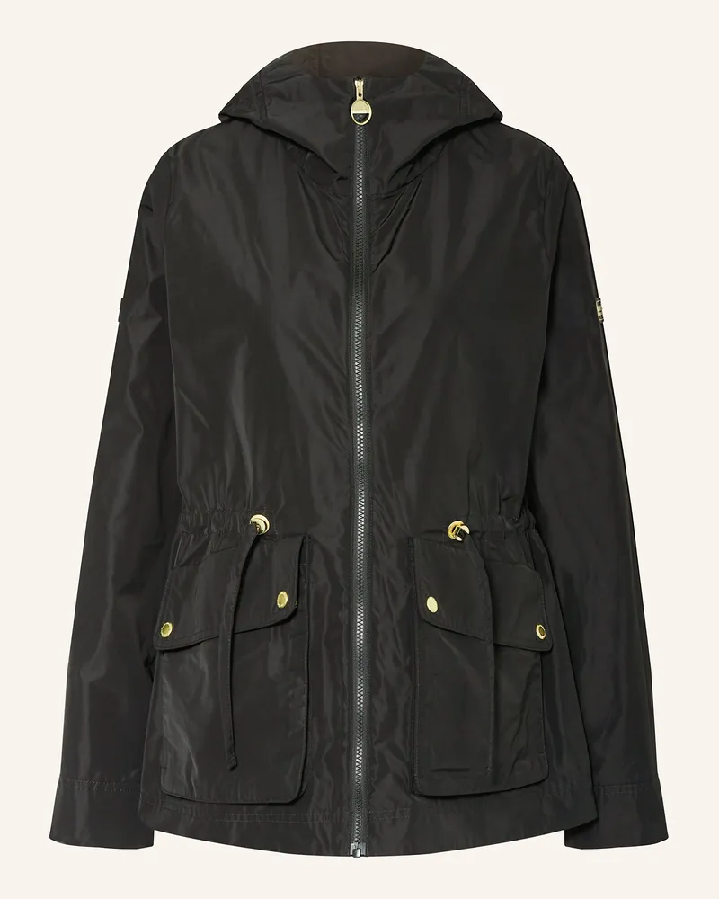 Barbour Fieldjacket Piper schwarz Schwarz