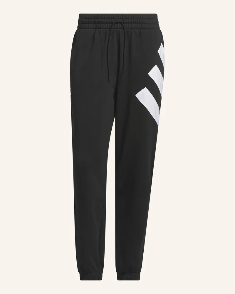 adidas ANTHONY EDWARDS FOUNDATION FLEECE HOSE Schwarz