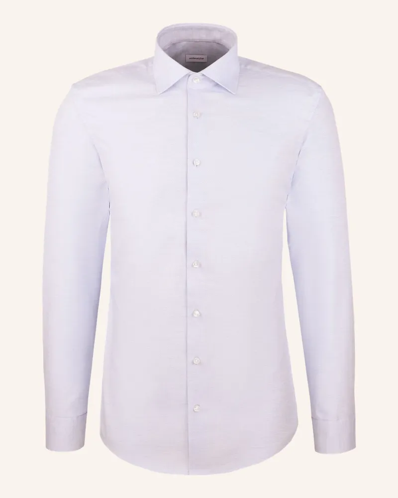 Seidensticker Flanellhemd Slim Fit Blau