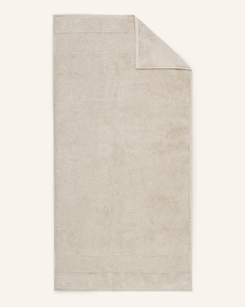Cawö Handtuch The Luxury grau Beige
