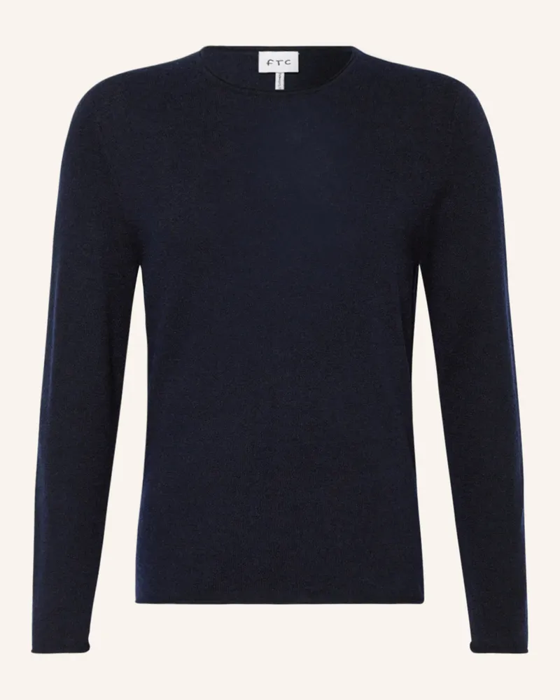 FTC Cashmere Pullover Mit Cashmere blau Dunkelblau