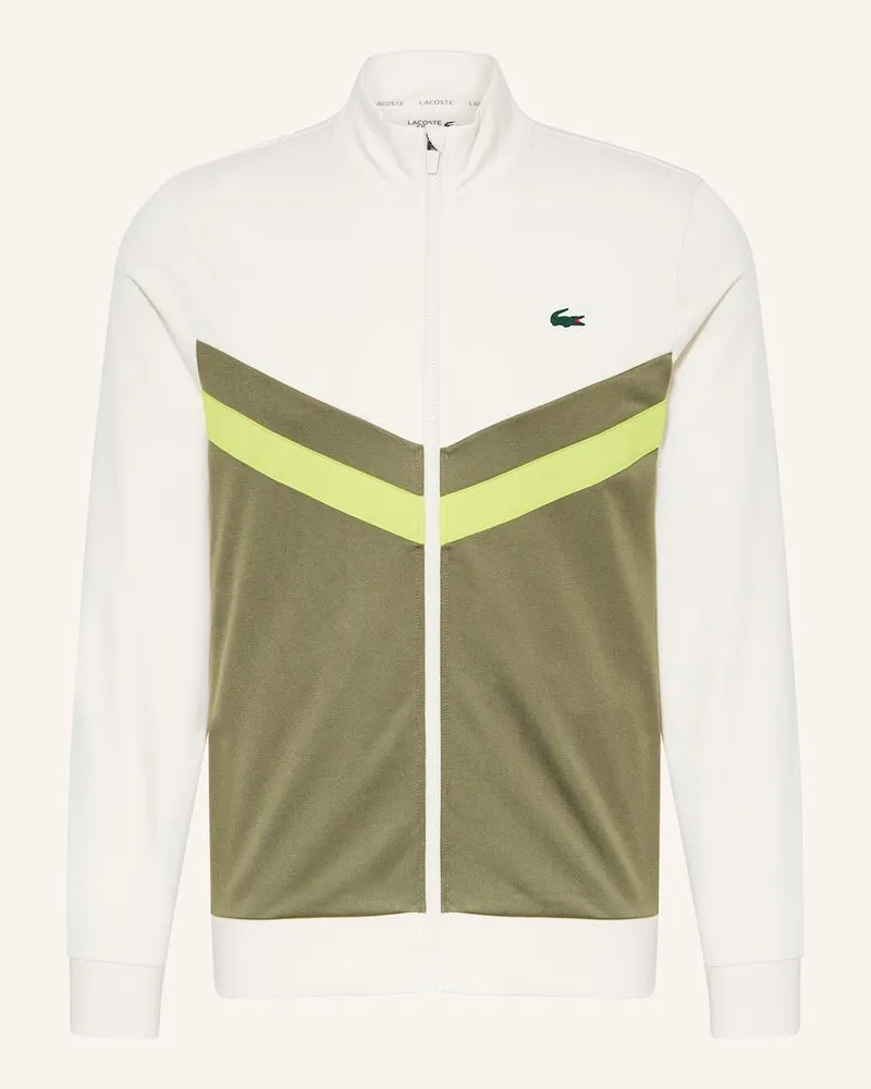 Lacoste Piqué-Trainingsjacke Gruen