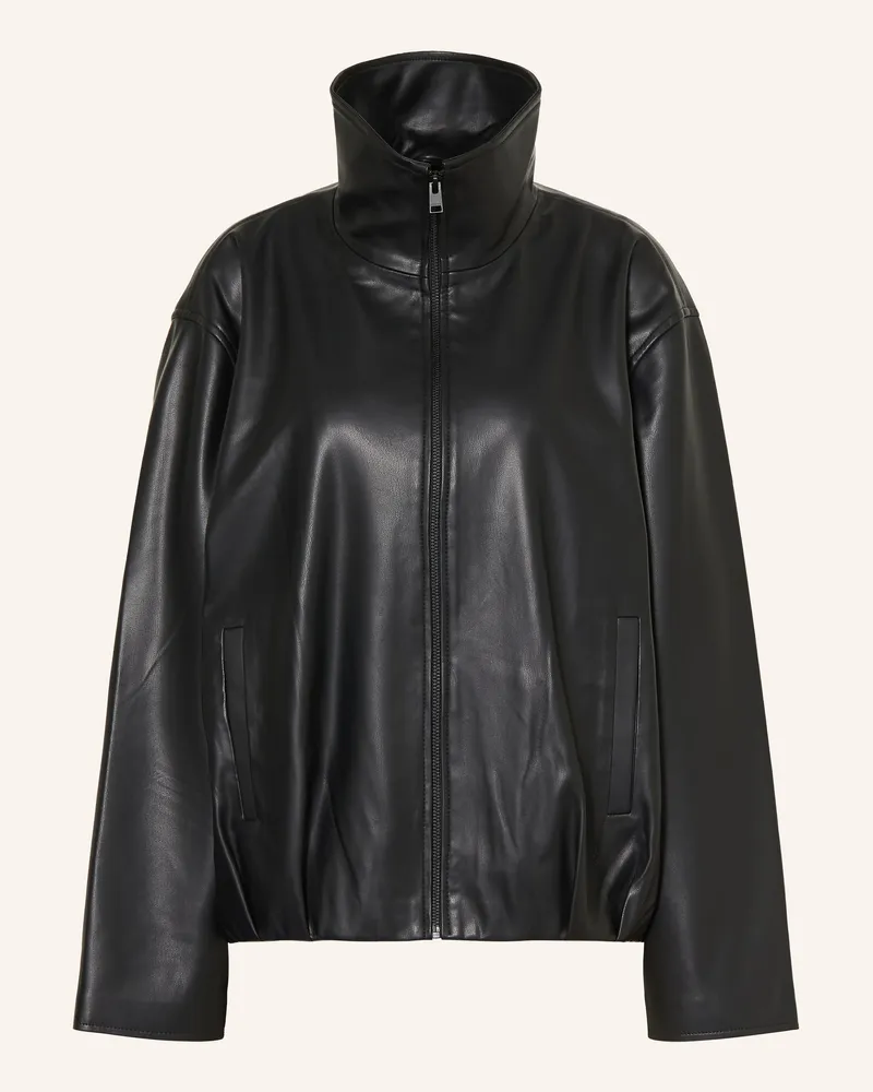 LAMARQUE Jacke Denita In Lederoptik schwarz Schwarz