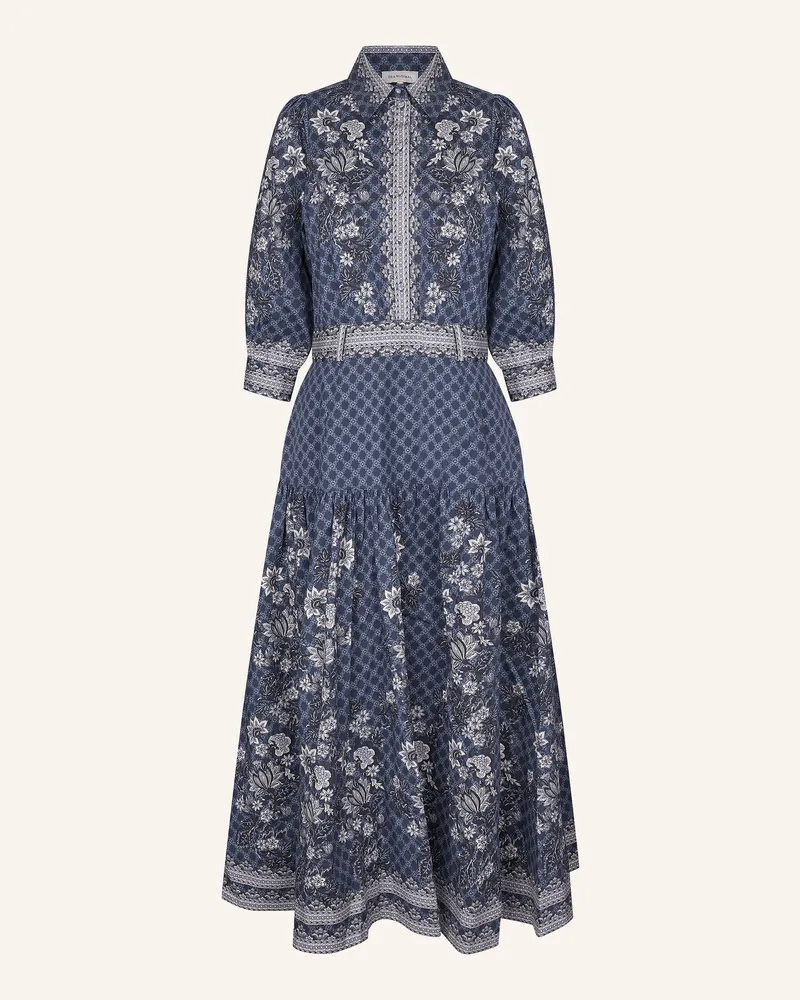 Kudibal Hemdblusenkleid Palma Mit 3/4-Arm blau Dunkelblau