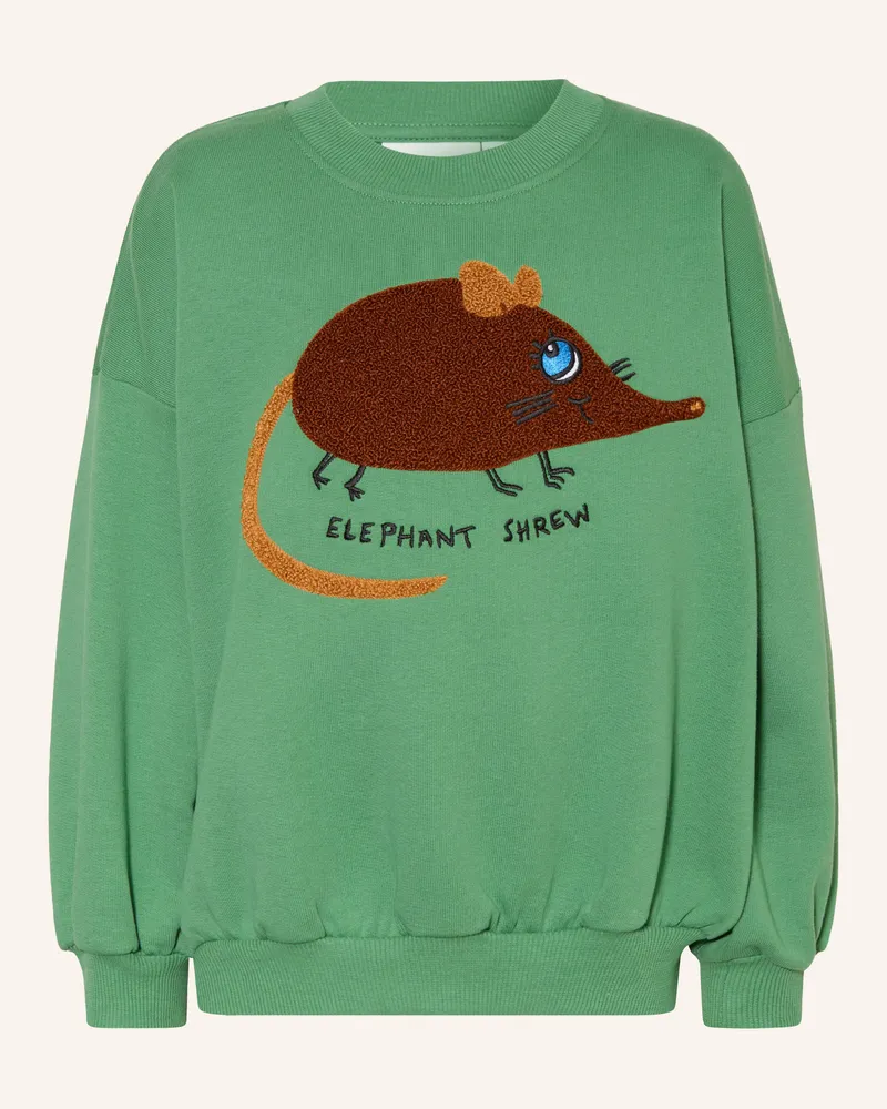 Mini Rodini Sweatshirt gruen Grün