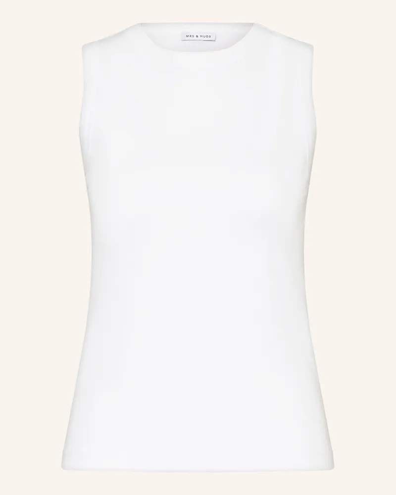 Mrs & HUGS Top Weiss