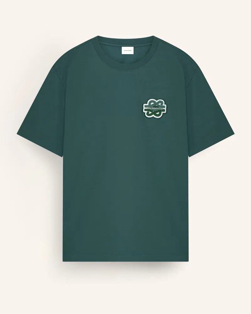 Filling Pieces T-shirt GOWTU TONAL Dunkelgrün