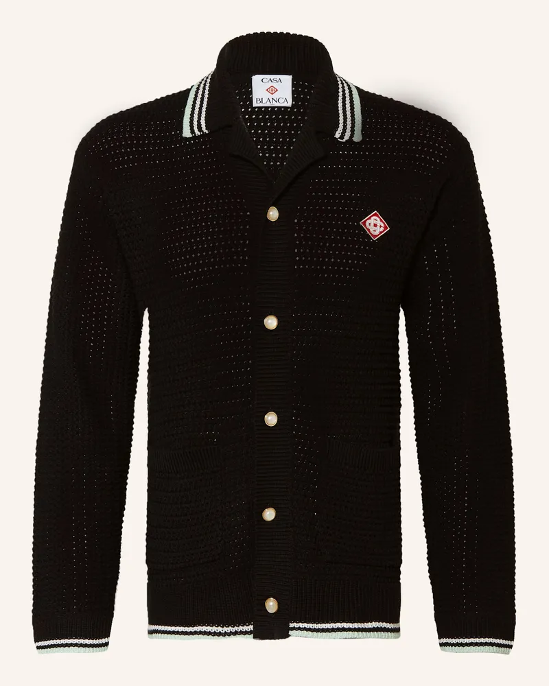 Casablanca Paris Strickjacke schwarz Schwarz
