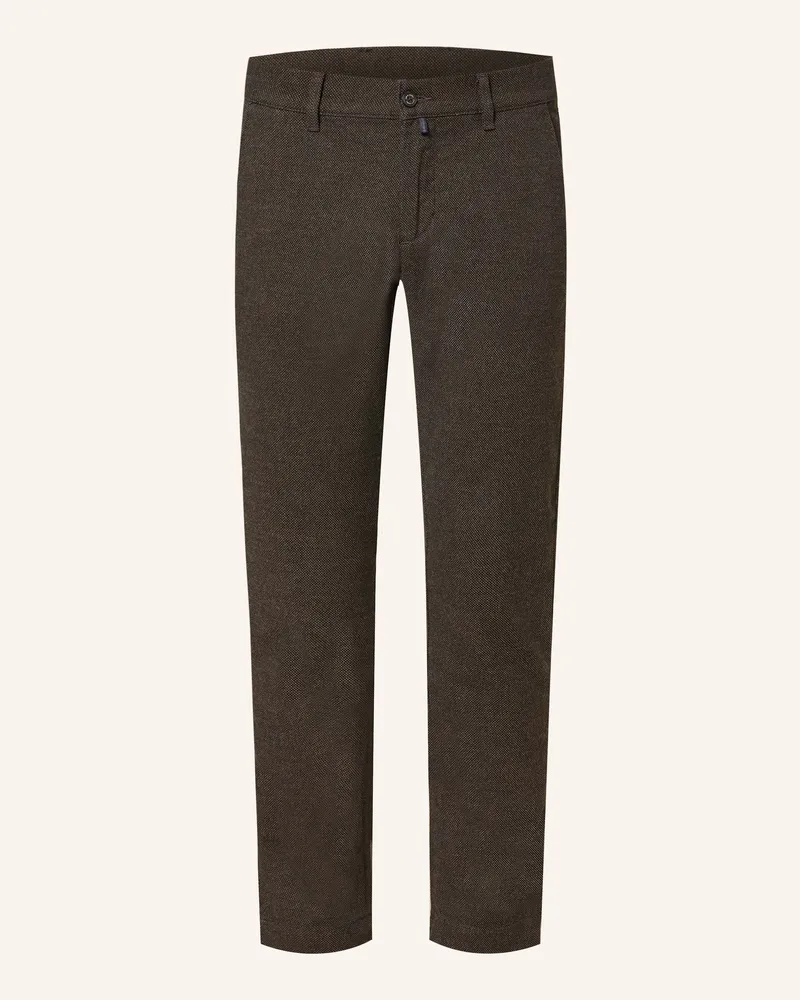 Pierre Cardin Chino CALAIS Tapered Fit Braun