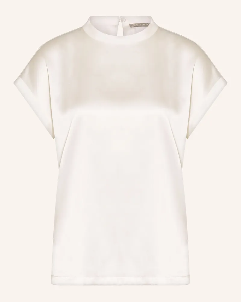 (THE MERCER) N.Y. Blusenshirt Aus Seide weiss Ecru