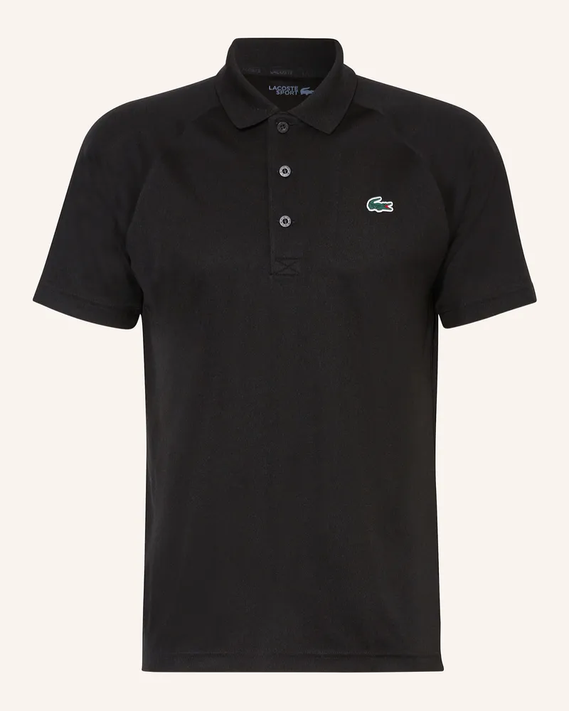 Lacoste Funktions-Poloshirt Schwarz