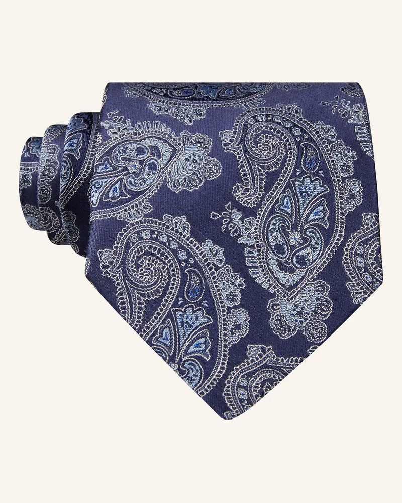 Eton Krawatte blau Dunkelblau