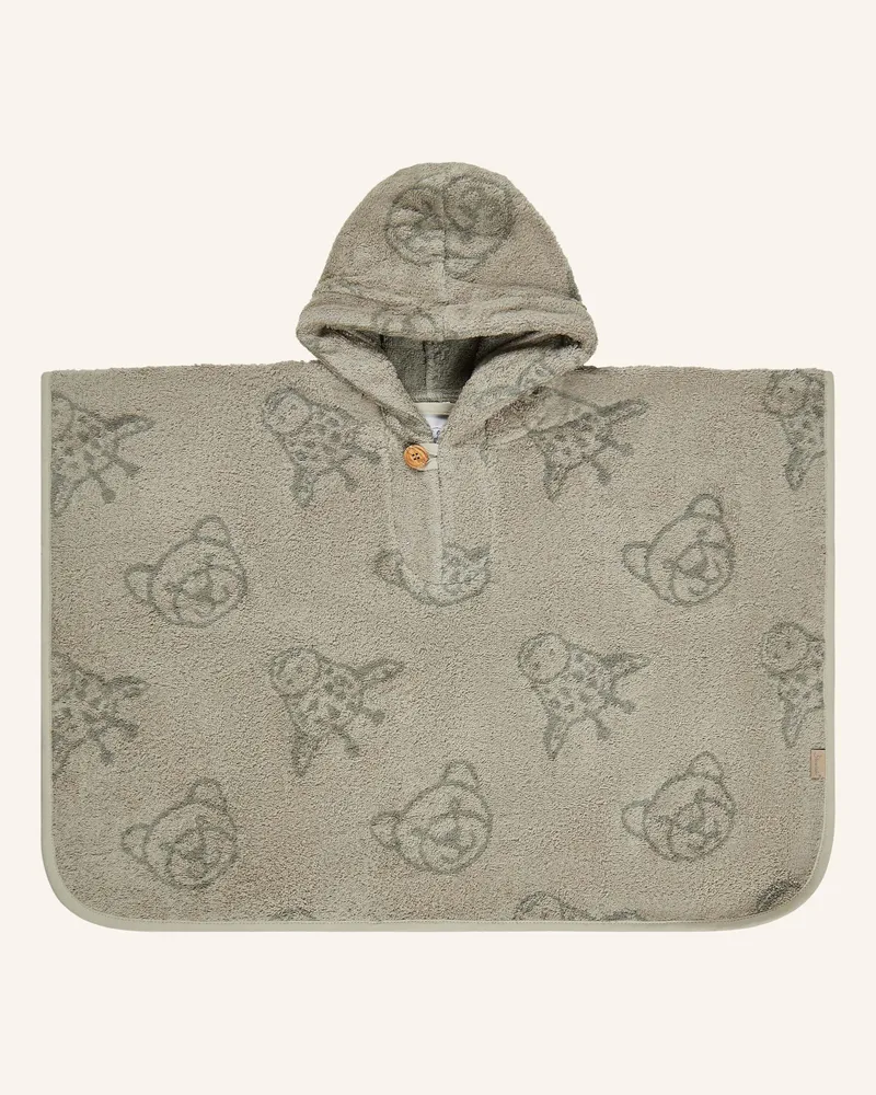 Sterntaler Badeponcho LÖWE Leo Grau
