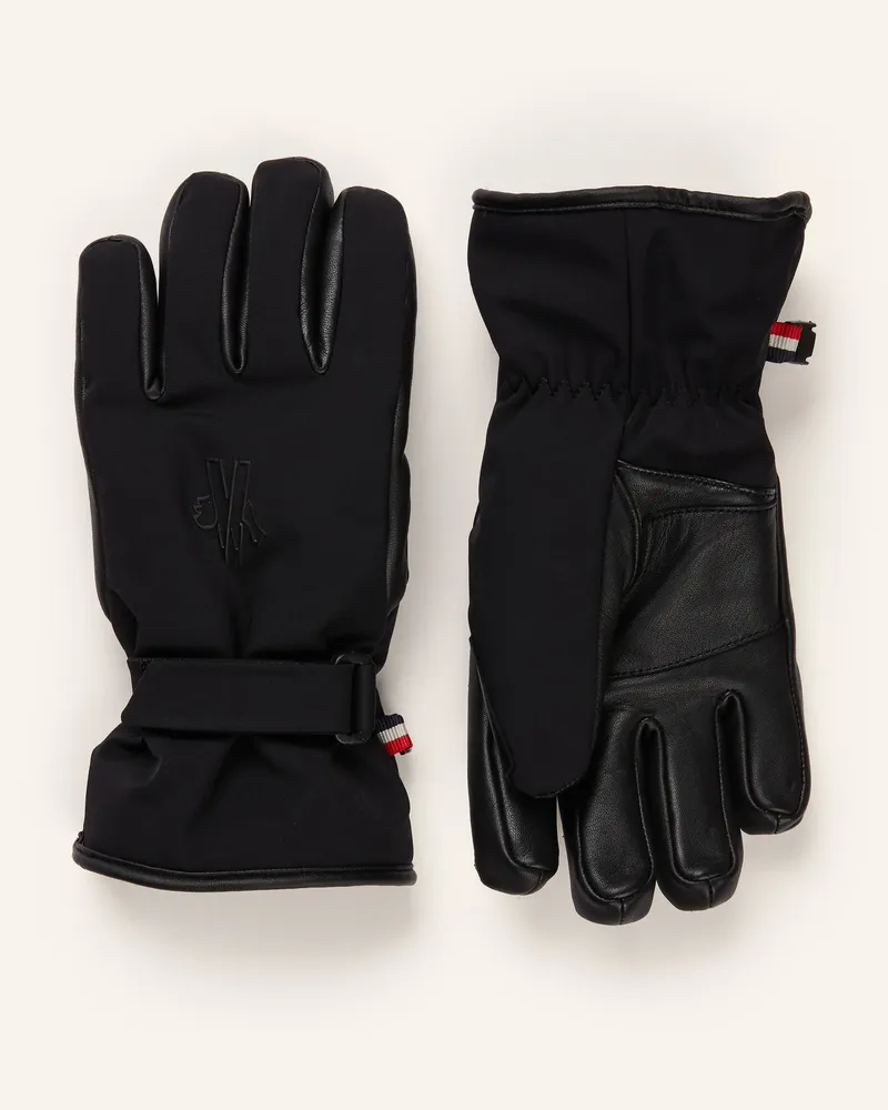 Moncler Skihandschuhe schwarz Schwarz