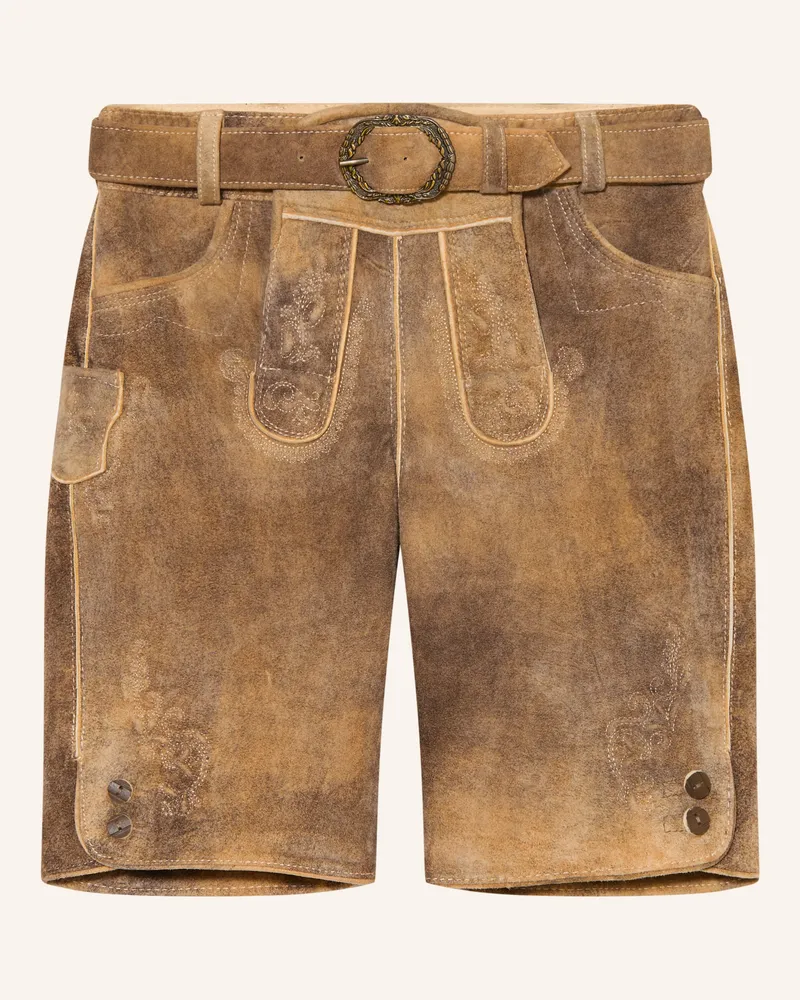 Spieth & Wensky Trachten-Lederhose Pumuckel braun Braun