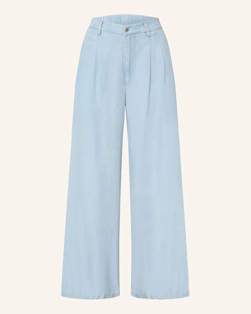 Grace Hose In Jeansoptik blau 737