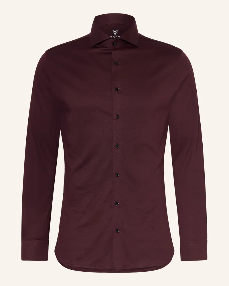 DESOTO Hemd Slim Fit rot Dunkelrot
