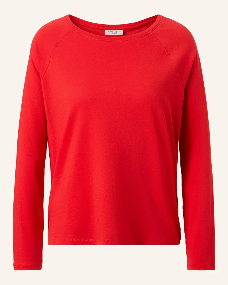 Marc O'Polo Longsleeve rot Hellrot