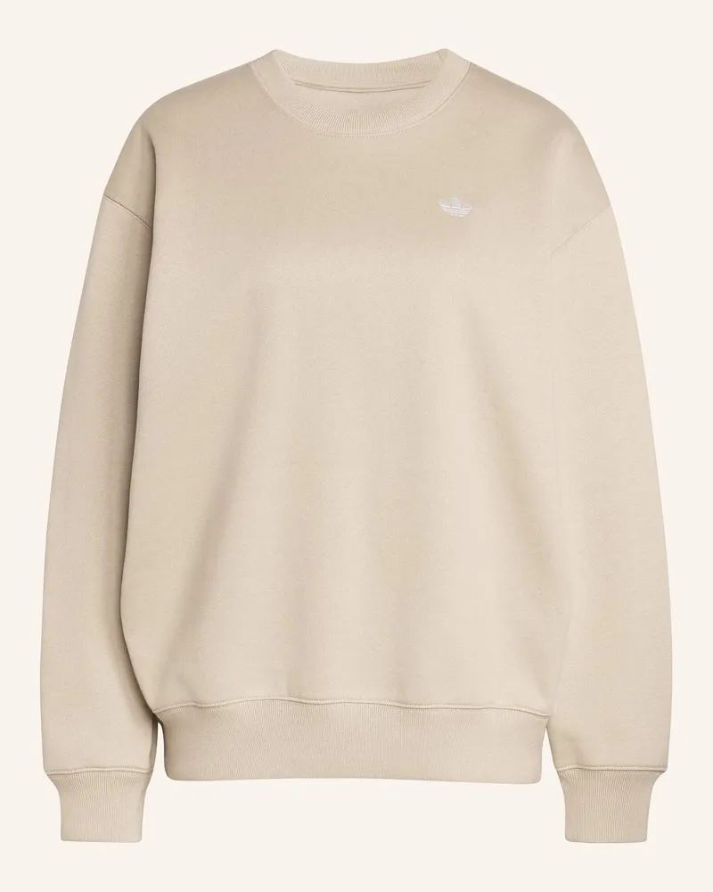 adidas Essentials Crew Long Fleece Os Sweatshirt beige Beige
