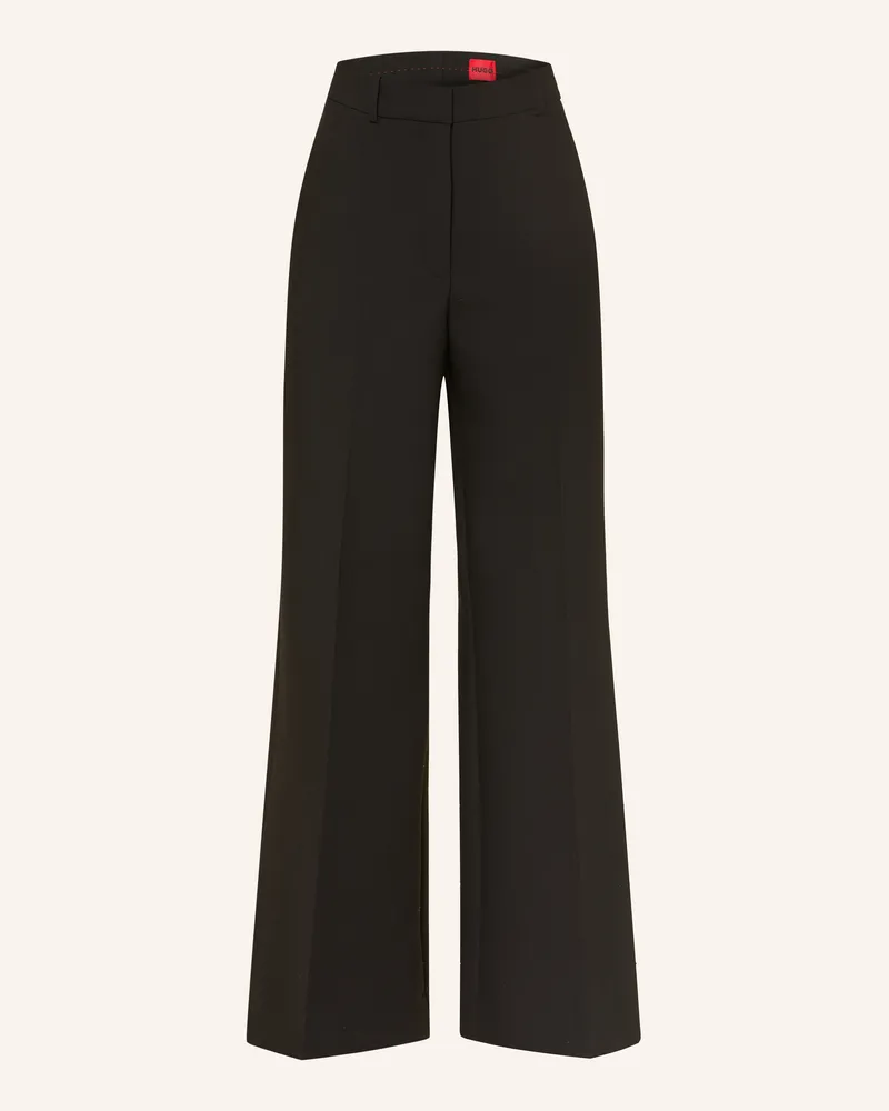 HUGO BOSS Marlenehose HASMINA Schwarz