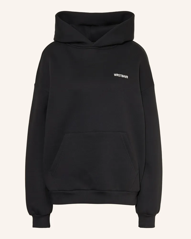 WRSTBHVR Oversized-Hoodie Hako schwarz Schwarz