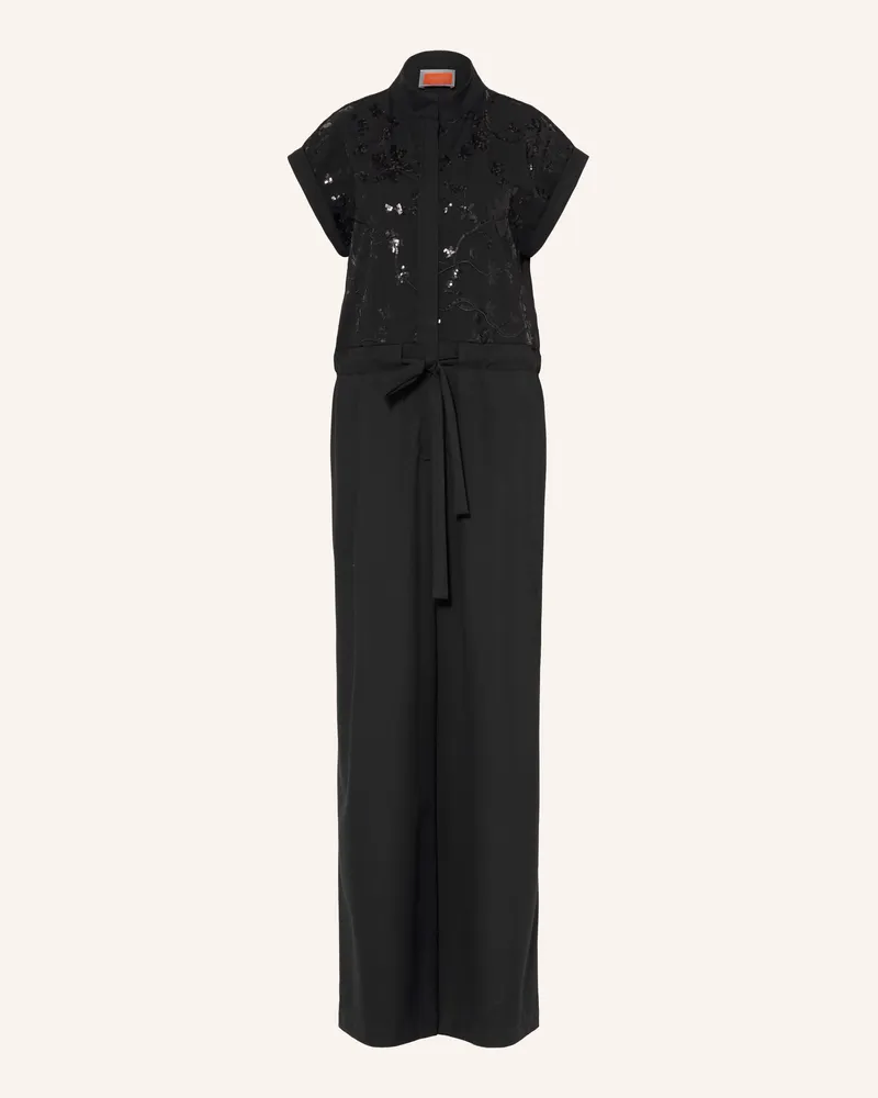 ANNA's dress affair Jumpsuit Mit Pailletten schwarz Schwarz