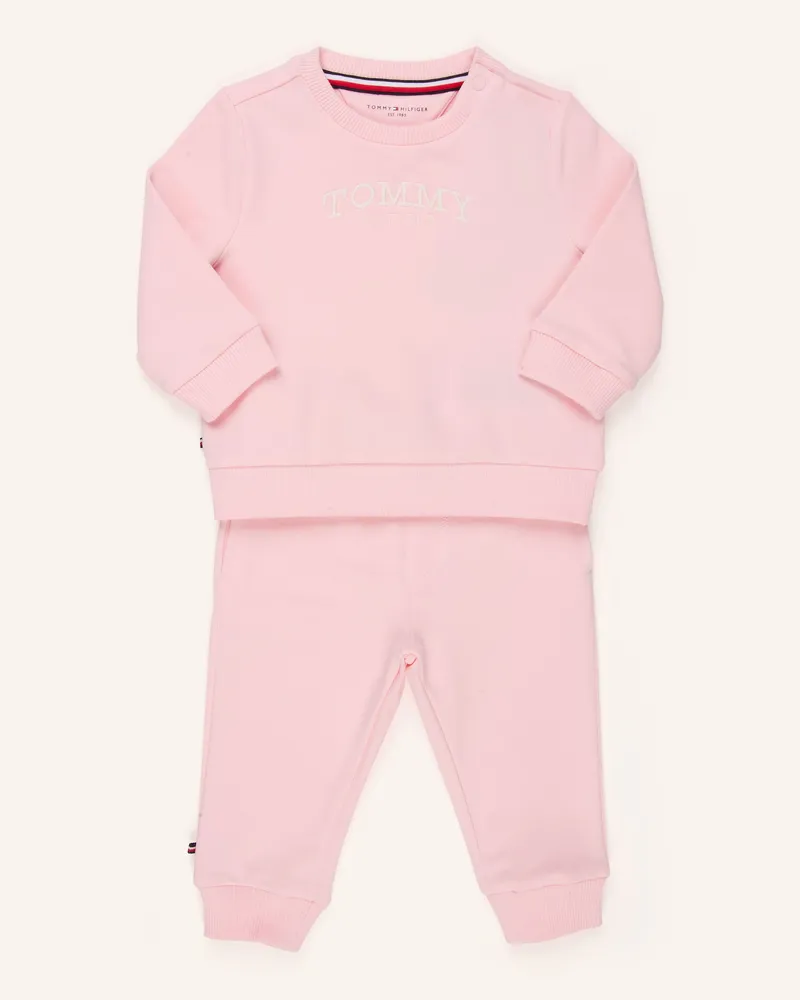 Tommy Hilfiger Set: Sweatshirt Und Sweatpants rosa Rosa