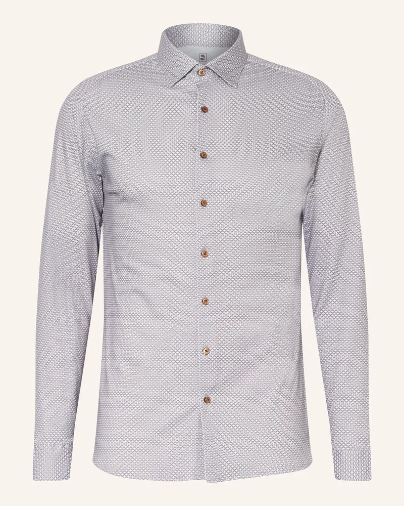 DESOTO Jerseyhemd Slim Fit braun Camel