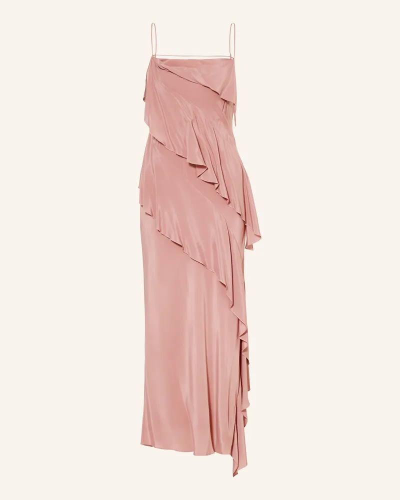 Patrizia Pepe Abendkleid Mit Volants rosa Rosé