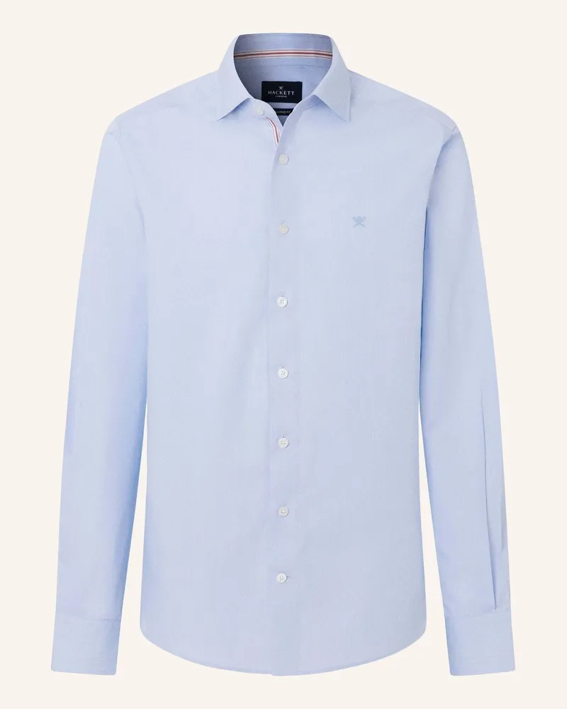 Hackett Freizeithemd Hairline Eng Stripe blau Hellblau