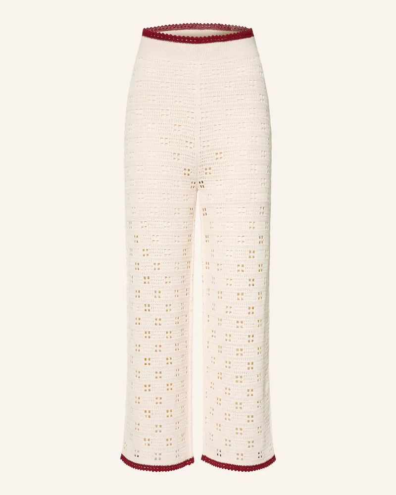Sandro Strickhose weiss Creme
