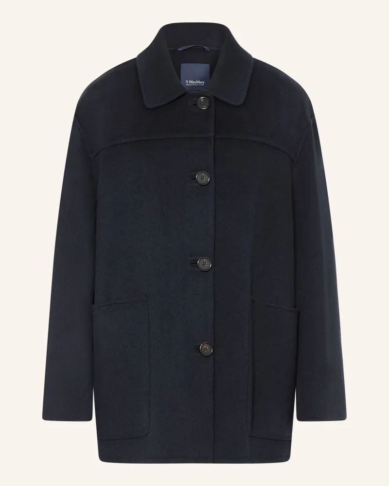 Max Mara Jacke Giugno blau Dunkelblau
