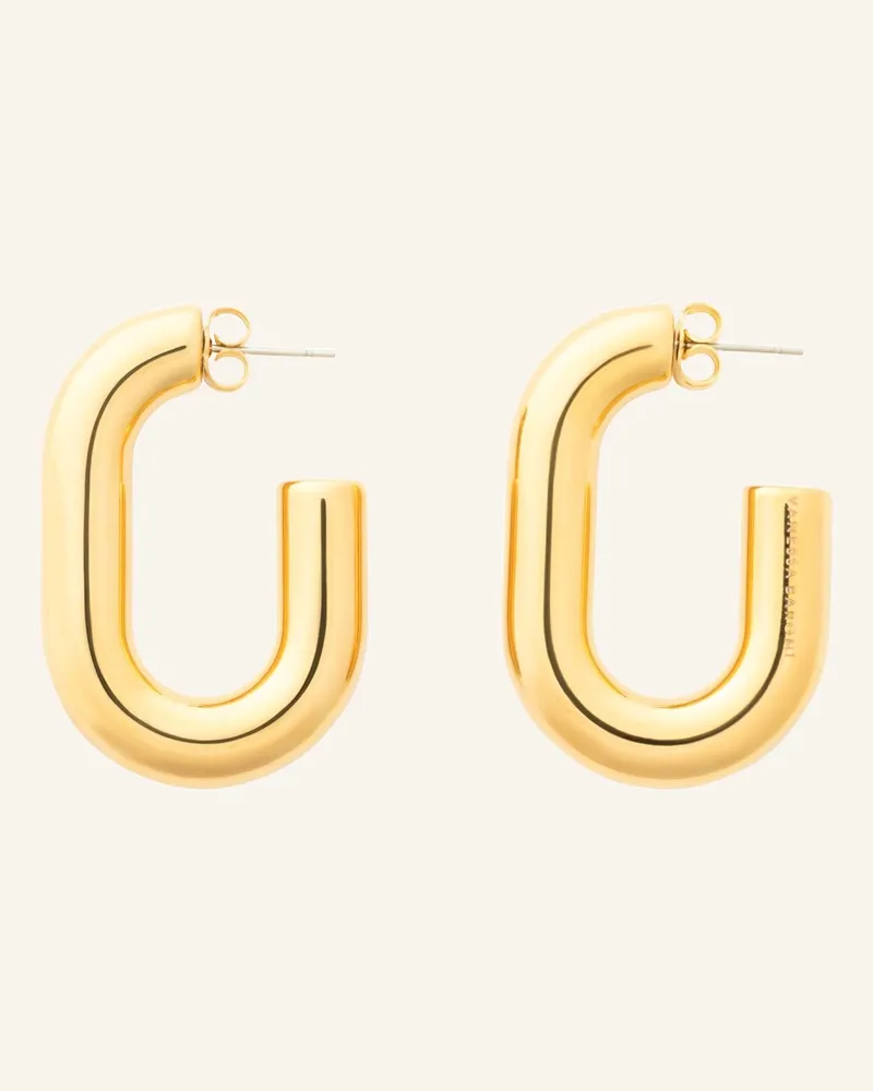 Vanessa Baroni Creolen New Oval Earring Gold By Glambou gold Gold