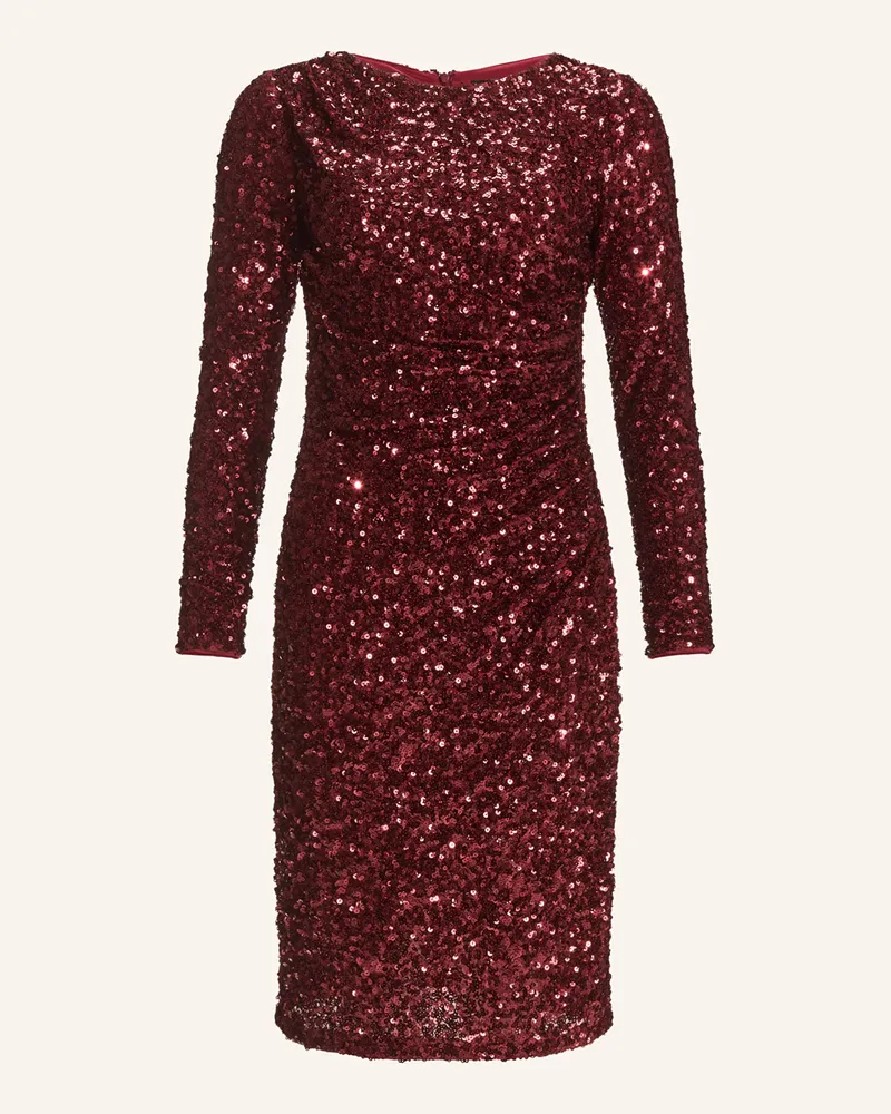 Swing Cocktailkleid Dunkelrot