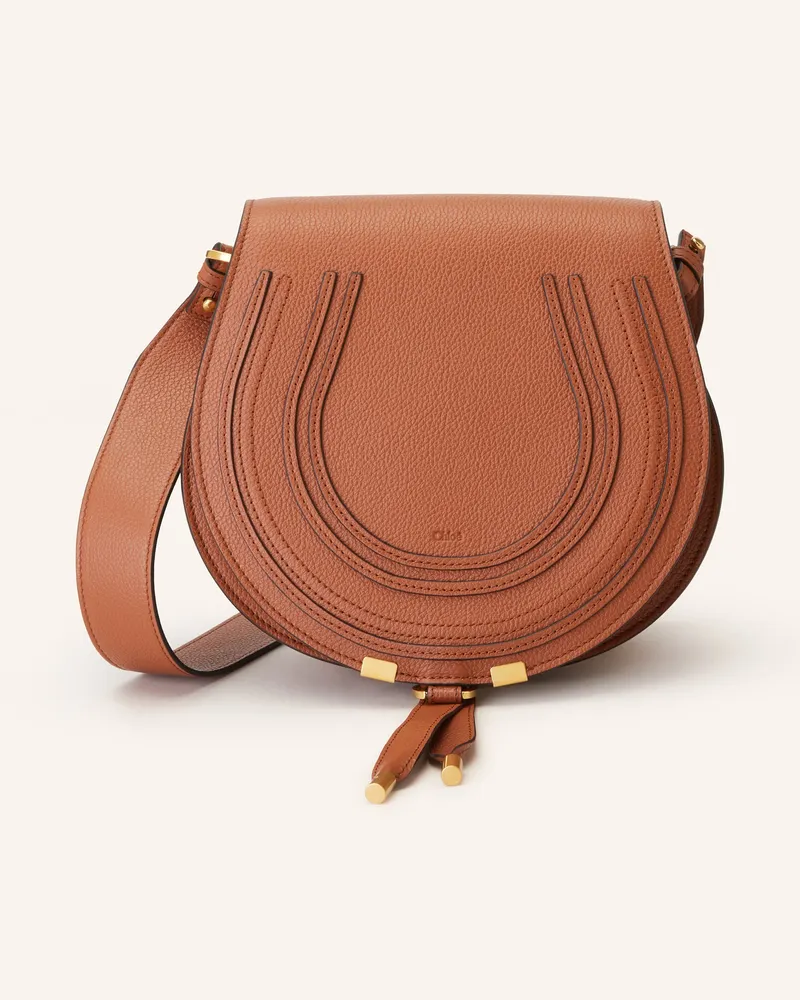 Chloé Umhängetasche Marcie braun Tan