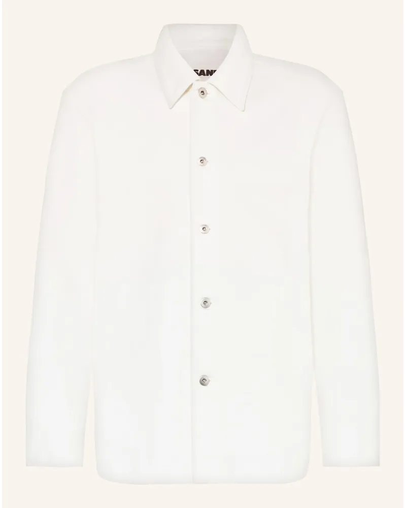 Jil Sander Jeans-Overshirt Weiss