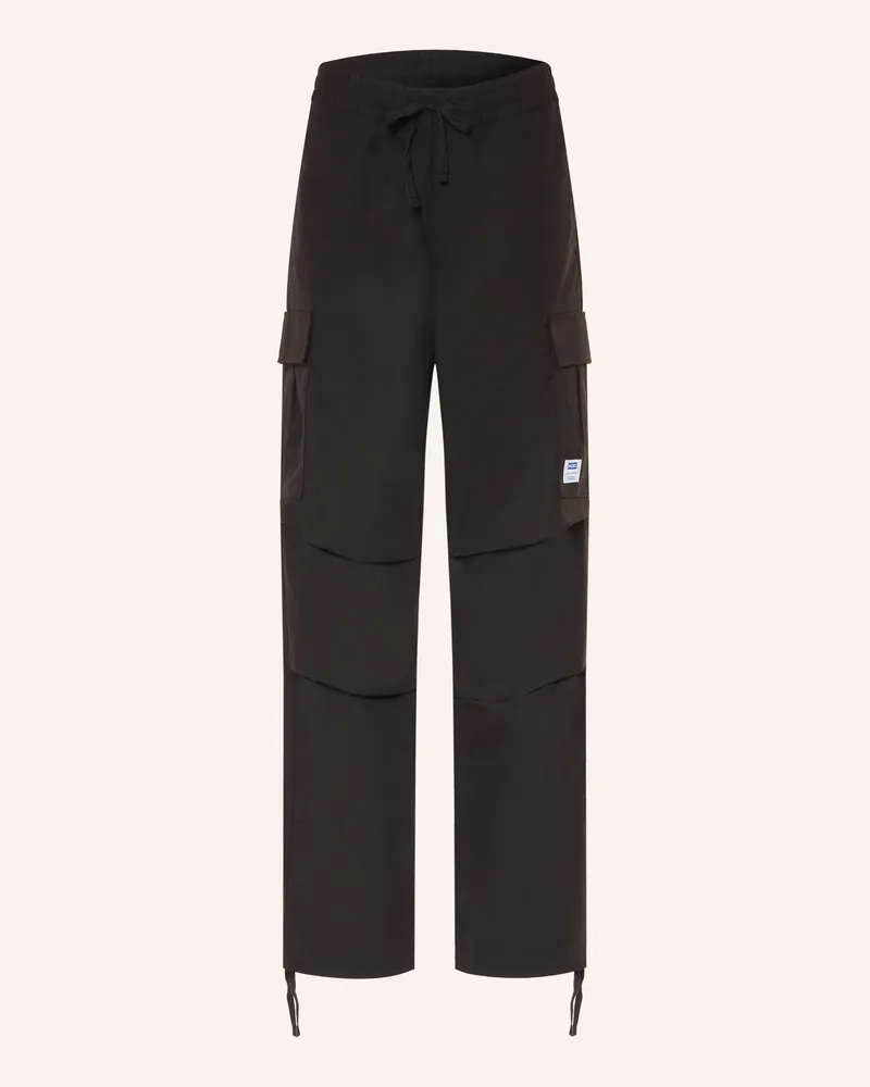 HUGO BOSS Cargohose Gadic schwarz Schwarz
