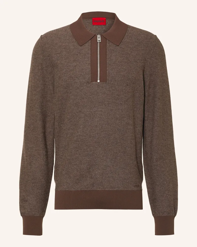 HUGO BOSS Pullover Solonin braun Braun