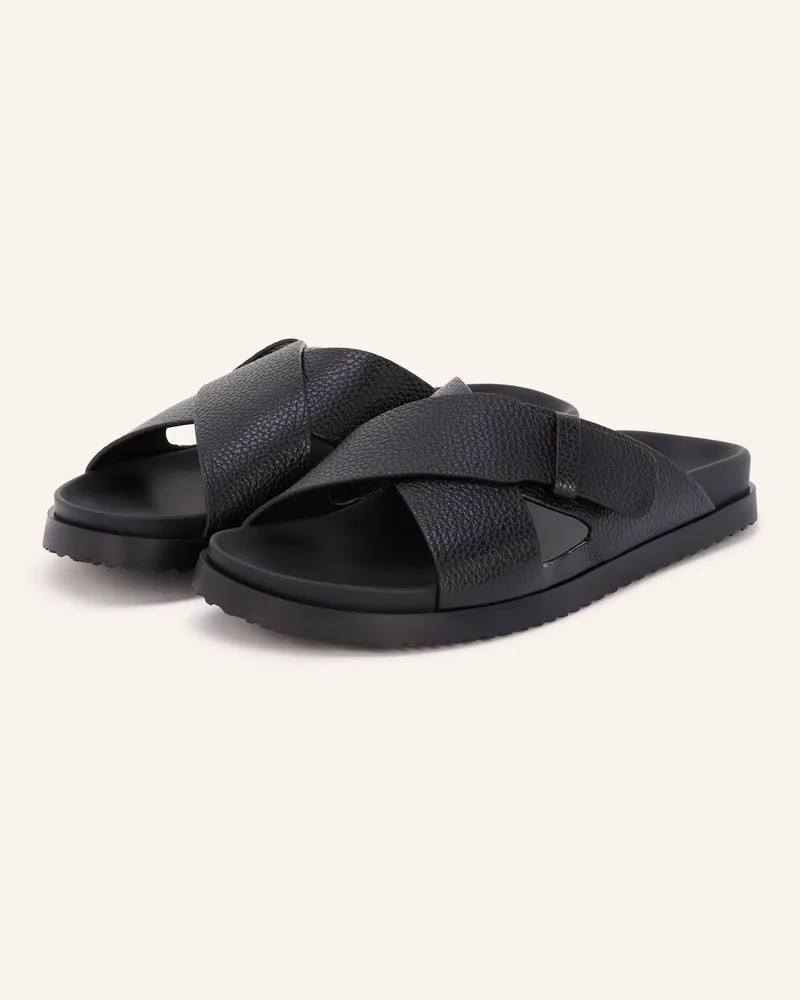 Doucal´s Pantoletten Olea schwarz Schwarz