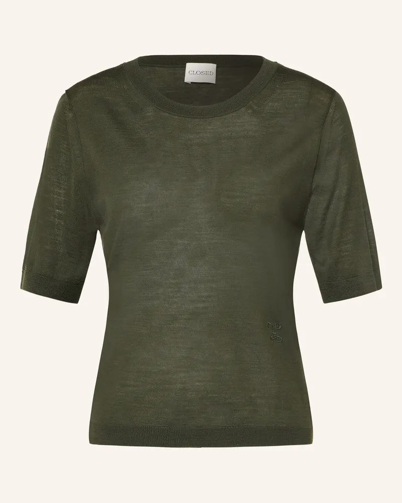 Closed Strickshirt gruen Dunkelgrün