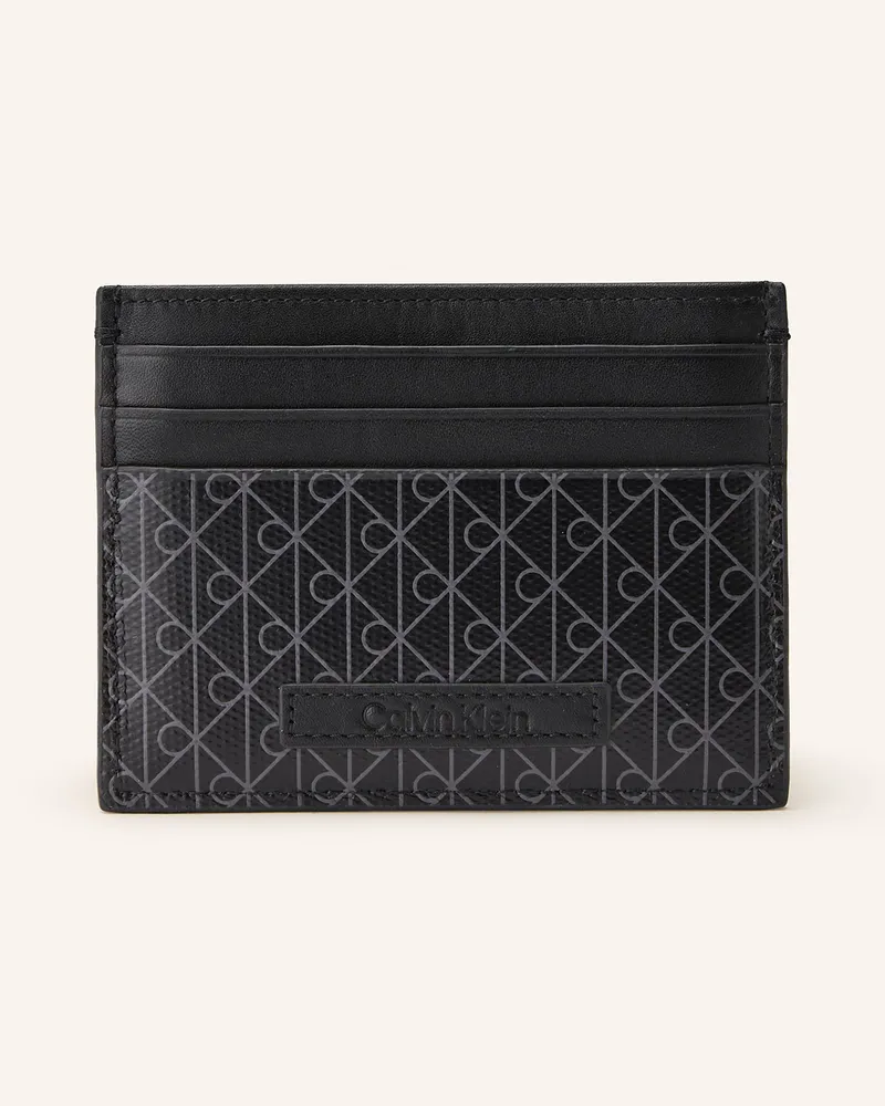 Calvin Klein Kartenetui Schwarz