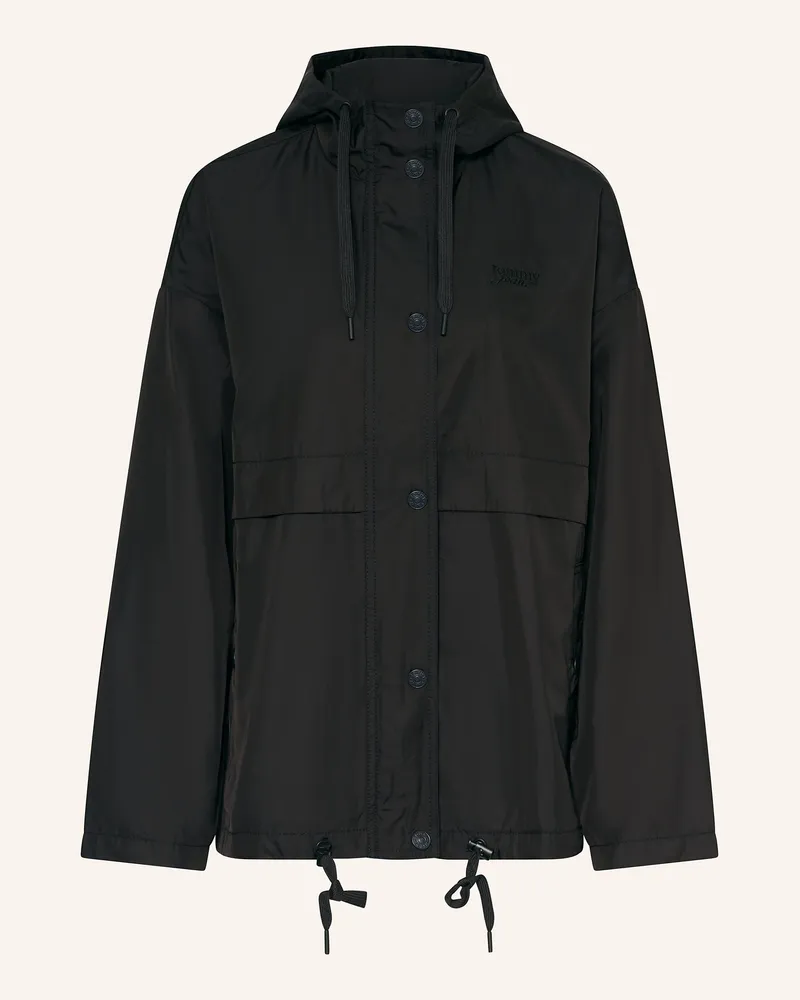 Tommy Hilfiger Oversized-Windbreaker Schwarz