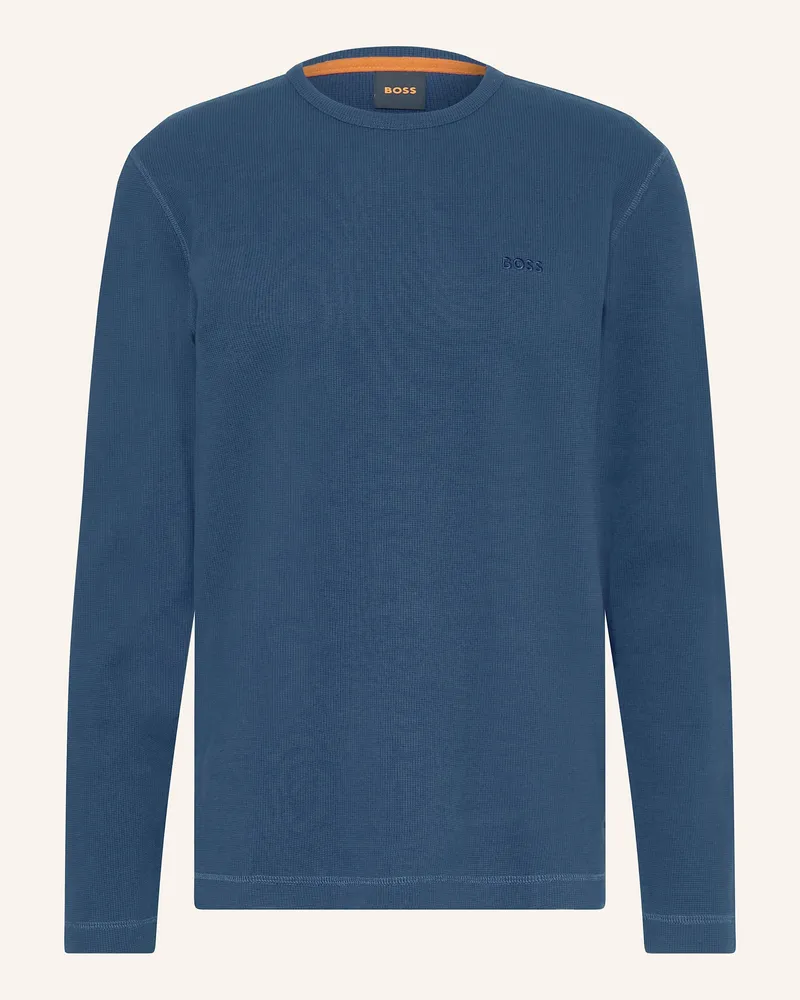 HUGO BOSS Longsleeve TEMPESTO Blau