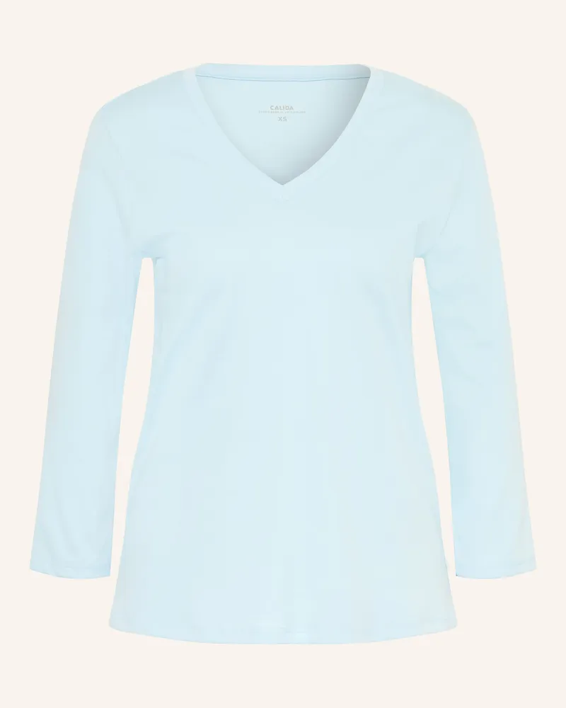 Calida Schlafshirt Favourites Tiles blau Hellblau