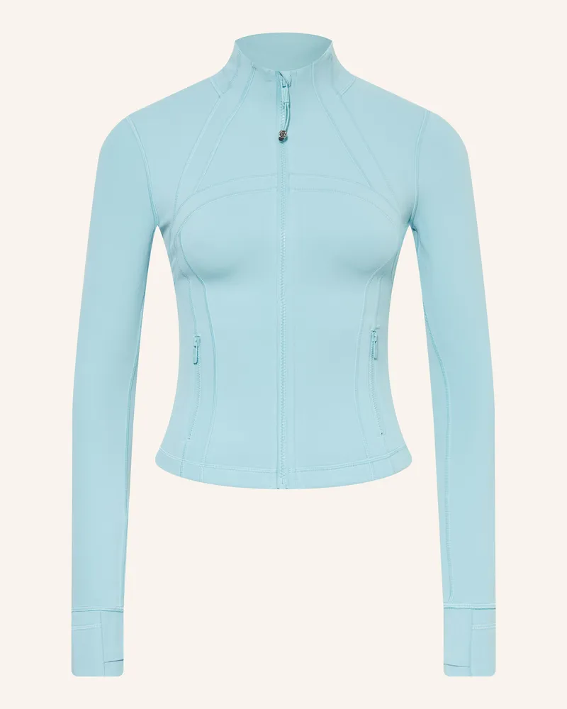 LULULEMON Yoga-Jacke Define Cropped blau Türkis