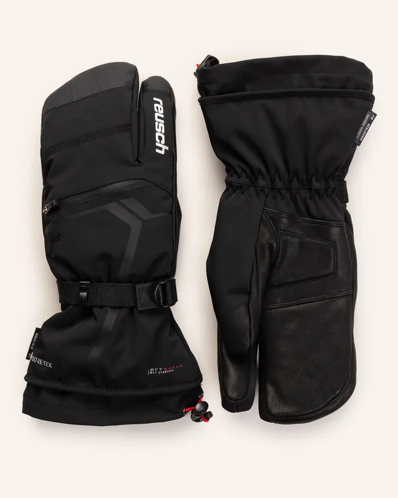 Reusch Skihandschuhe SPIRIT GTX LOBSTER Schwarz