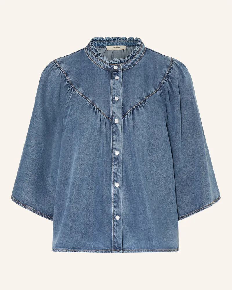 Suncoo Jeansbluse Louise Mit 3/4-Arm blau Blau