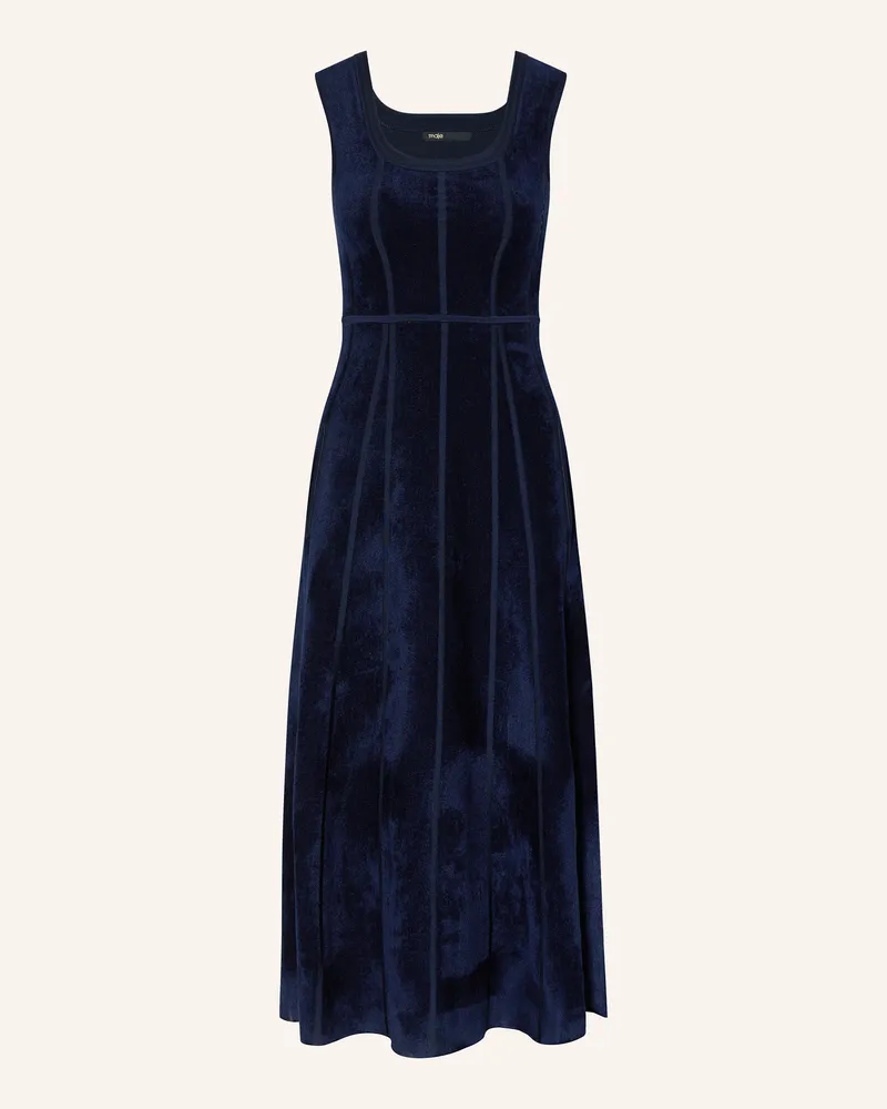 Maje Frottee-Kleid Dunkelblau