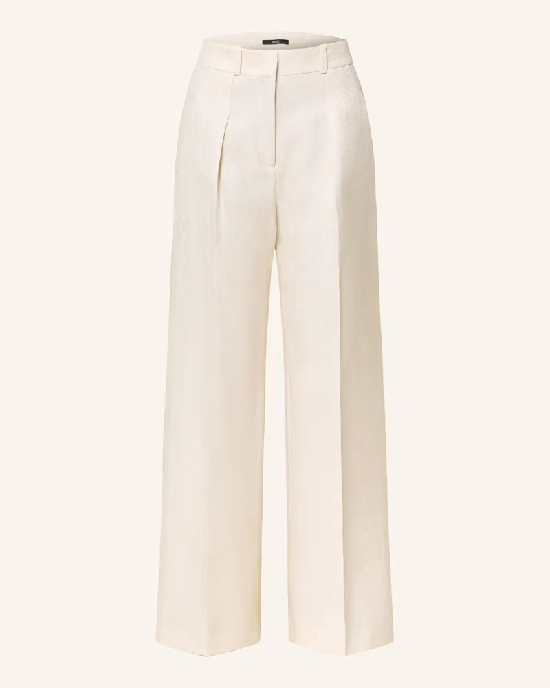 SLY 010 Marlenehose FLORA mit Leinen Creme